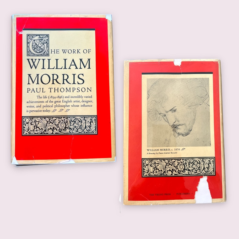 Rare Book - The Works of William Morris - Paul Thompson 1967